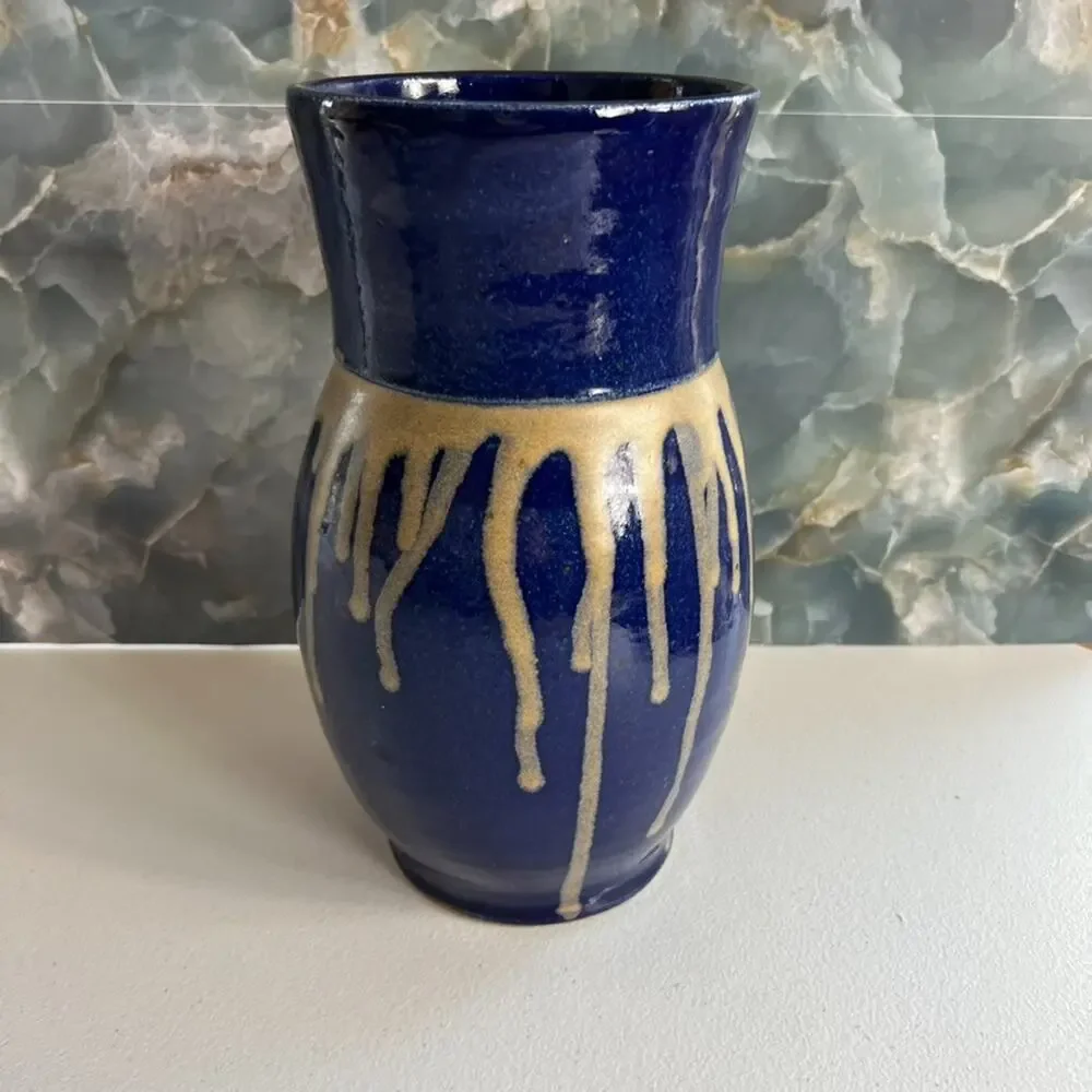 Studio Art Pottery Stoneware Vase 10